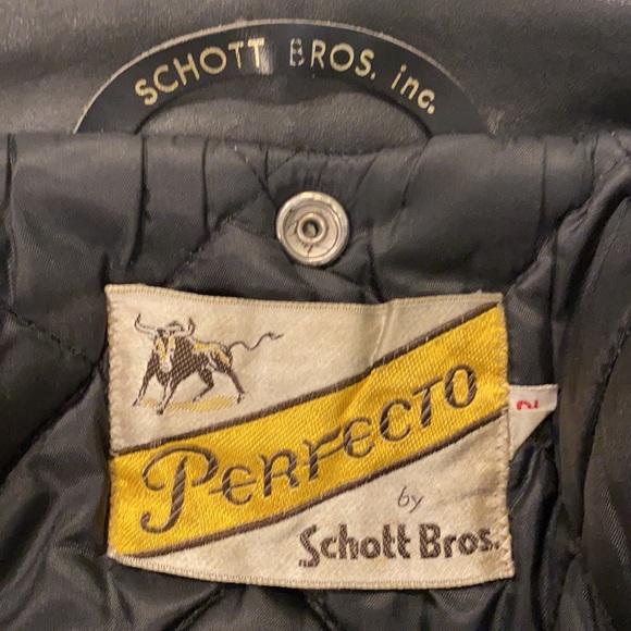 Schott Bros Perfecto One Star Leather Motorcycle Jacket - RARE VINTAGE 60s-70s - Picture 11 of 14